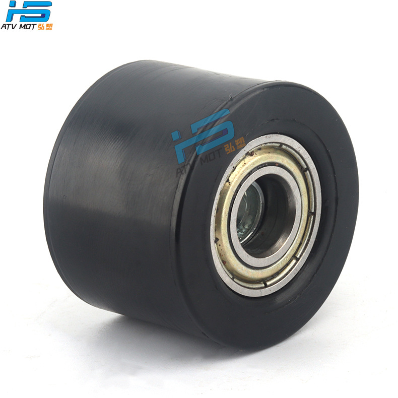Motorcycle Accessories 8mm Chain Rubber 10mm Anti-Slip Wheel Chain Tensioner Chain Guide Wheel Tensioning Wheel