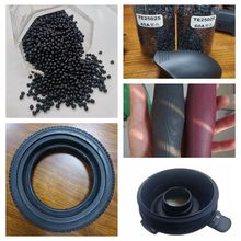 黑色60度TPE软硬胶颗粒 环保50-90度耐磨儿童玩具车轮黑色TPE原料