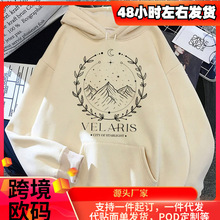 ���羳ŷ�롿Acotar hoodies women Kawaii anime Fleece hoodies