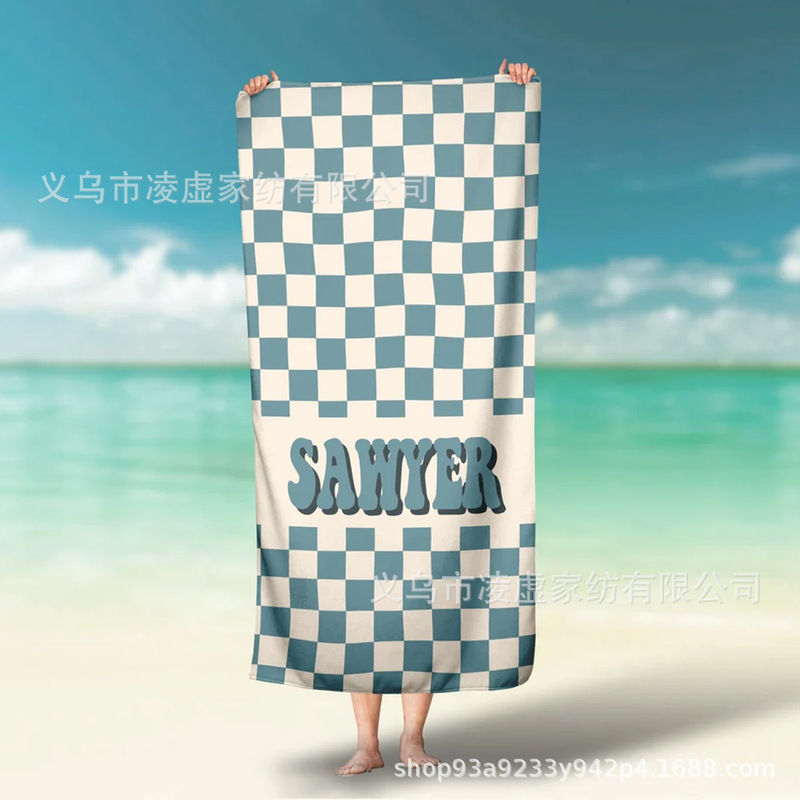 Etsy Children's Custom Beach Towels, Beach Bath Towels, Name Bath Towels, Birthday Gifts, Beach Swimming Pool Towels