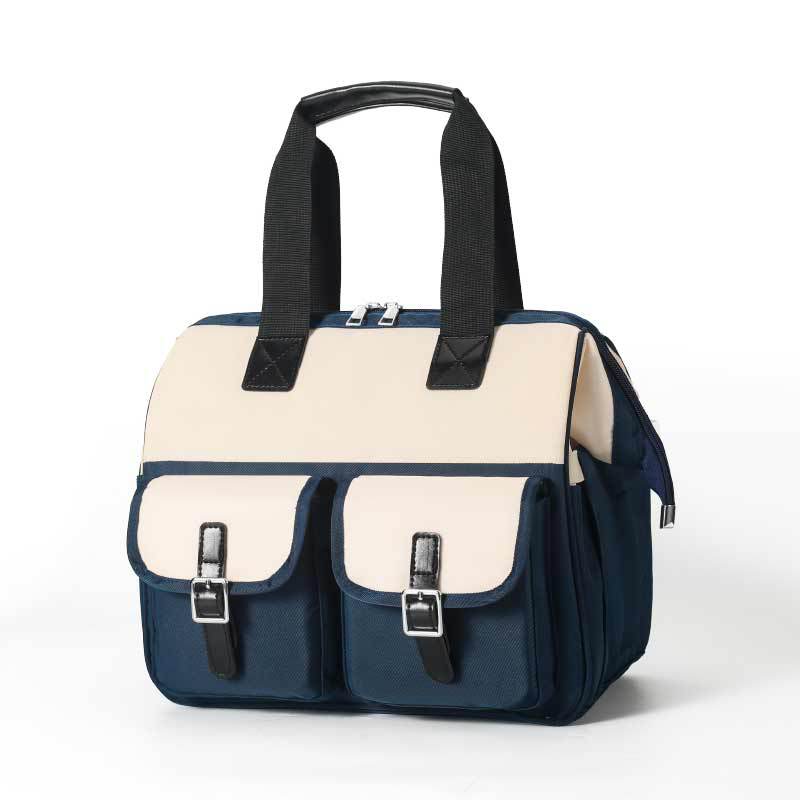 2025 Large-capacity Waterproof Mom Mi Bag, a lightweight and portable baby bag for young people to carry on the shoulder and crossbody when going out Item Picture