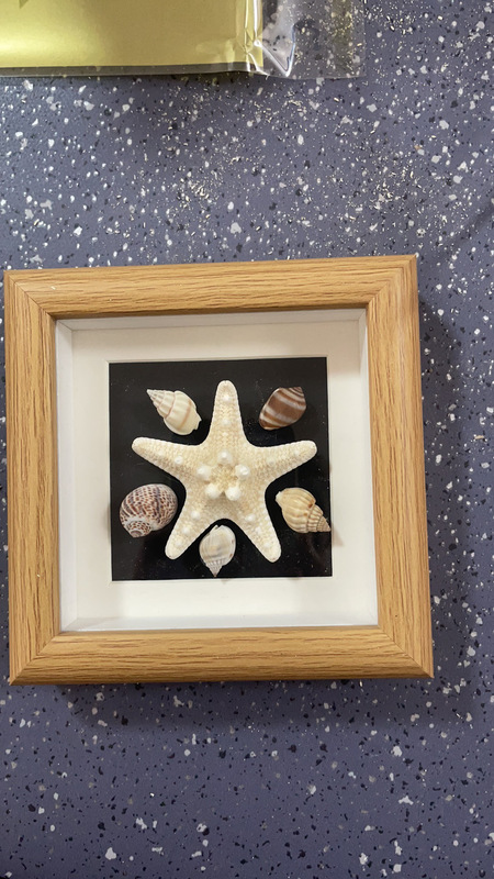 Tourist souvenir starfish conch photo frame 4 inch ornaments can be labeled
