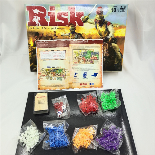 Cross-border best-selling board game RISK, English classic RISK interactive card game