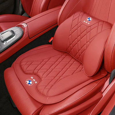Seat Set Interior Supplies Waist support - 1-bmw-lumbar-support-1-seat-cushion-volcano-red