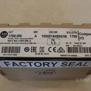 in stock in stock 1769-IR6 IR12CompactLogix 6 Channel RTD/Resistor Input Module 176