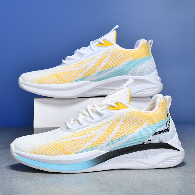 Herren Tennisschuhe Arbeitsschuhe Sportschuhe Sneakers Gummisohle Stoßdämpfung Schuhe Sneakers_voghion.com