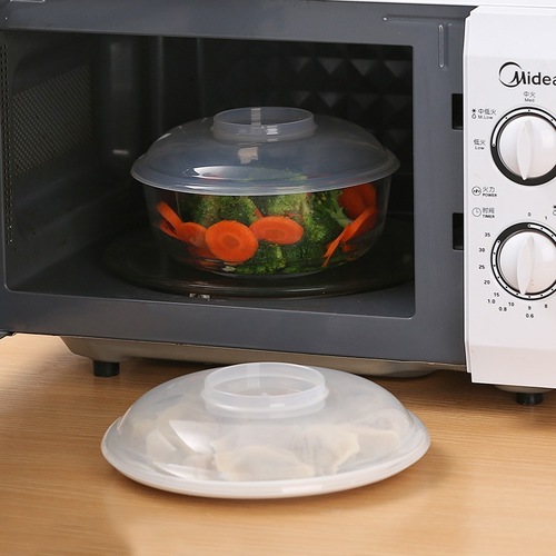 Large transparent food insulation cover with air holes, microwaveable anti-cold preservation cover, refrigerator storage cover