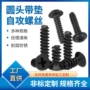 割尾自攻沉头带垫螺丝