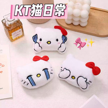 卡通毛绒kt猫胸针可爱发夹配件玩偶公仔包包挂件diy围巾衣服辅料