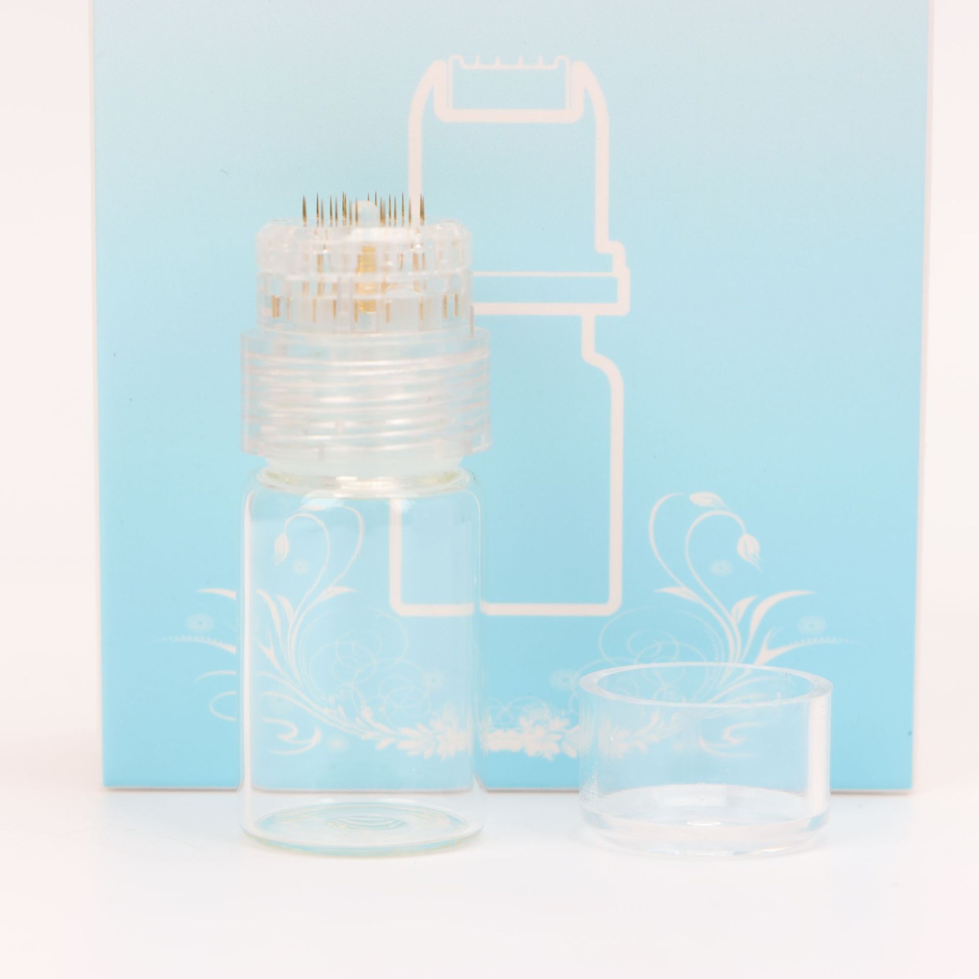 Belleza Oro microaguja 20 agujas LanuryRoller sello microaguja soluble en agua aguja ligera de agua manual portátil transfronterizo