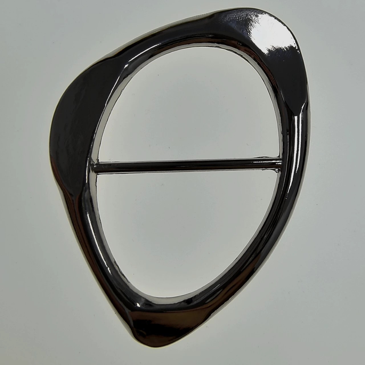 Металлический женский большой ремень для плаща с регулируемой пряжкой, нерегулярный круглый край, японская пряжка, модная пряжка для ремня, аксессуар для одежды, пряжка