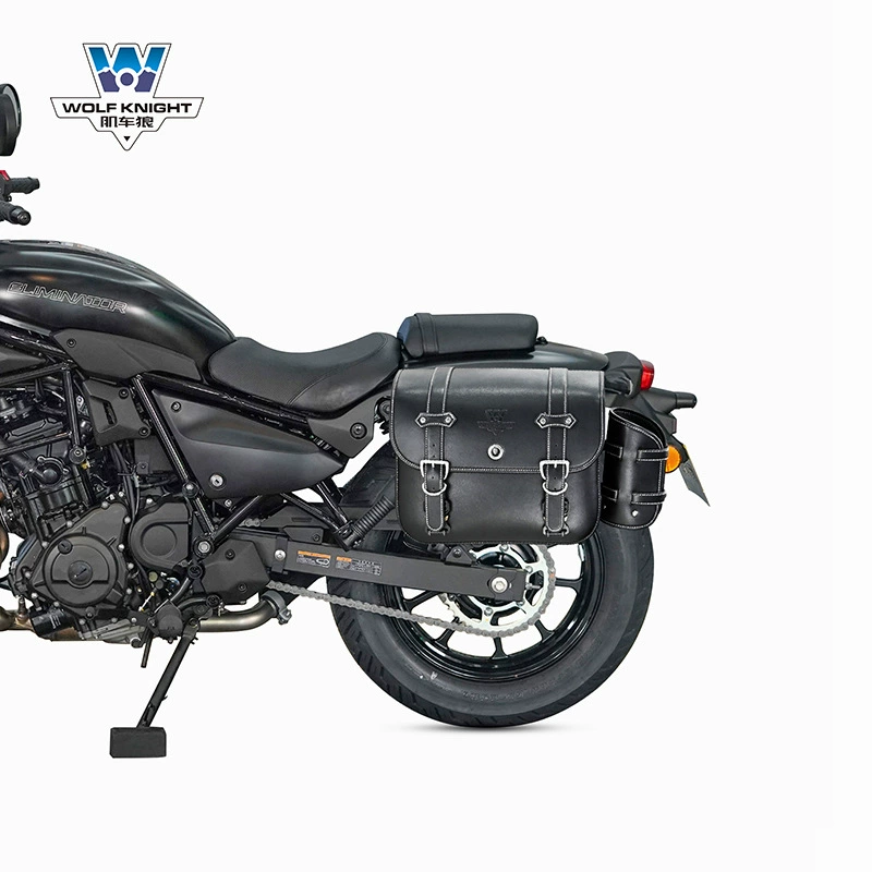 Подходит для бокового багажника Kawasaki Eliminator 500, ретро-боковой багажник, модифицированный чехол для шлема, быстросъёмный багажник со щелчком, замок, особый