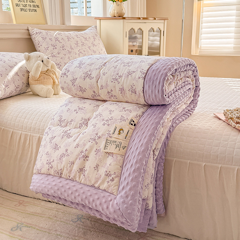 춘풍리 - 퍼플 [A급 순면]★버전 B 비니 플리스]