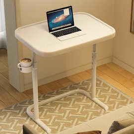 床边桌可移动电脑桌家用床头简易宿舍卧室小书桌子可折叠升降桌子