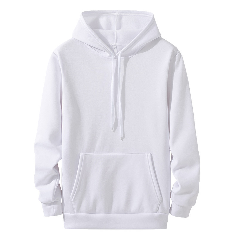 2022 Spring Autumn Winter Casual Hooded Solid Color Men's Sweater Fashion Lapel Spot Fleece Long Sleeve