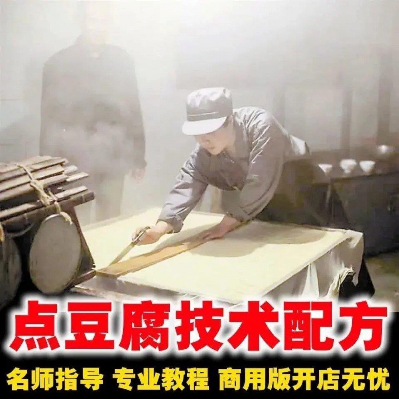 卤水豆腐做法 石膏豆腐技术配方豆制品豆泡香干豆干教程视频教学