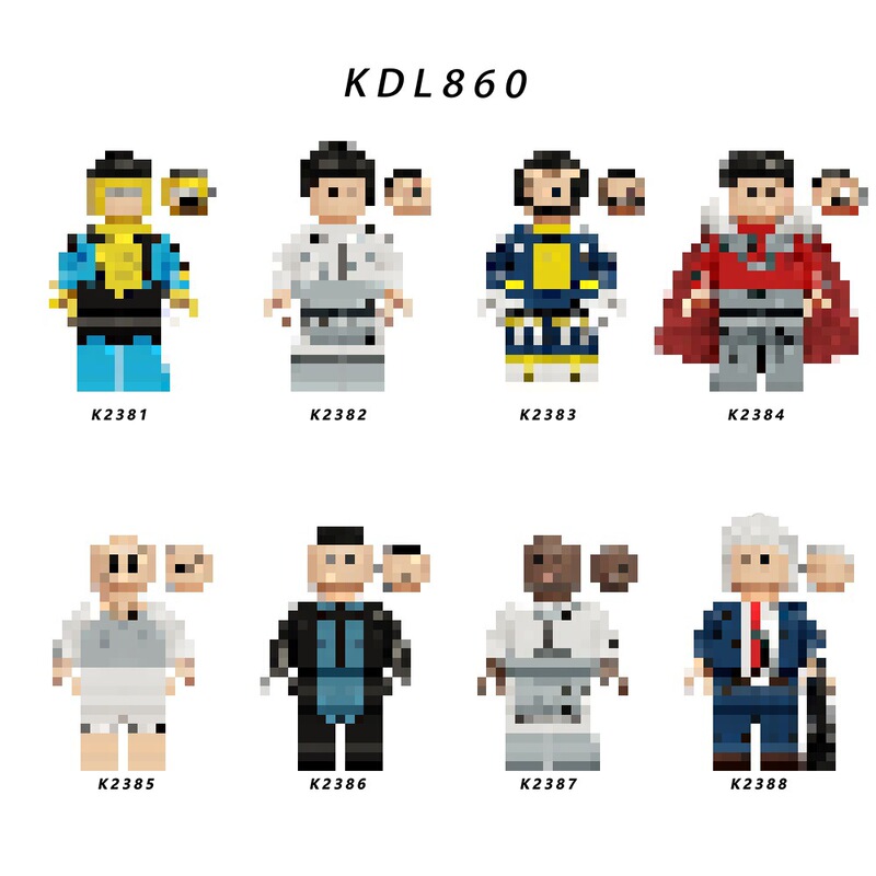 Foreign Trade Goods Kdl860 Tv and Movie Series Assembled Building Block Figures Educational Toys in Bags Foreign Trade Goods Kdl860 Tv and Movie Series Assembled Building Block Figures Educational Toys in Bags