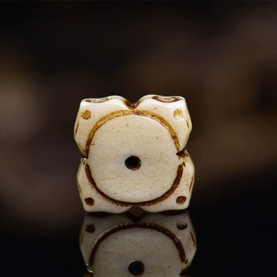 Xizang Reclaimed Bone DIY Semi-Finished Zərgərlik ara hissələri - no-2