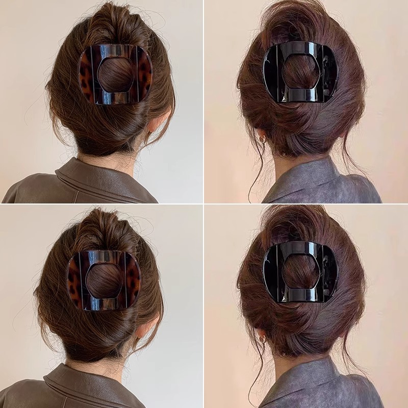 La cabeza detrás de la ventana del viejo clip de cabello de boca de pato grande clip de cabello para mujeres 2025 nuevo clip de cabello de alta calidad temperamento