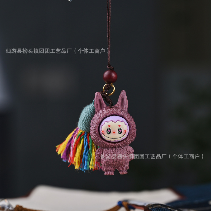 ゴールデンサンダルウッドカボチャラブブ文遊びブレスレットブレスレットファッションジュエリーアクセサリーホームオフィスデスクかわいい小さな装飾品|undefined