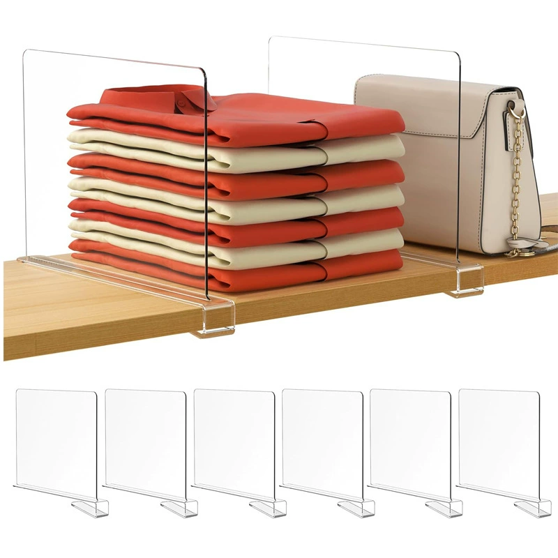 Многофункциональная перегородка Бытовая ПЭТ пластиковая перегородка для одежды для спальни полка перегородка для шкафа настольная разделительная перегородка