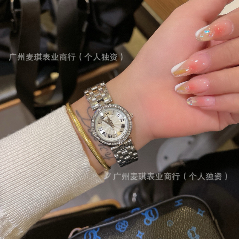 天家小美人腕時計 ジャリーレディース 小型文字盤 おしゃれで多用途 ダイヤモンド付きクォーツ ステンレスバンド レディース腕時計 卸売腕時計|undefined