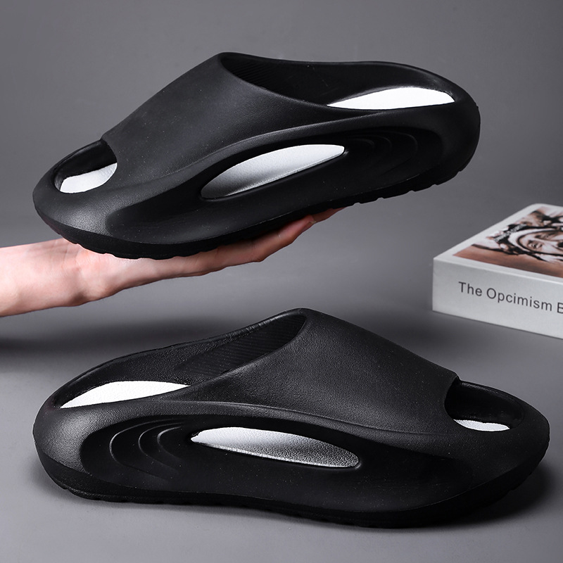 Men's Slippers Summer Outfit 2024 New Indoor Home Couple Non-Slip Slip Slippers Men's Sports Slippers