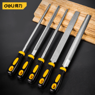 Durable File Grinding Tool Steel File Woodworking Triangular File Rubbing Knife Grinding Iron Poking Knife Semi-Circular File Pliers File