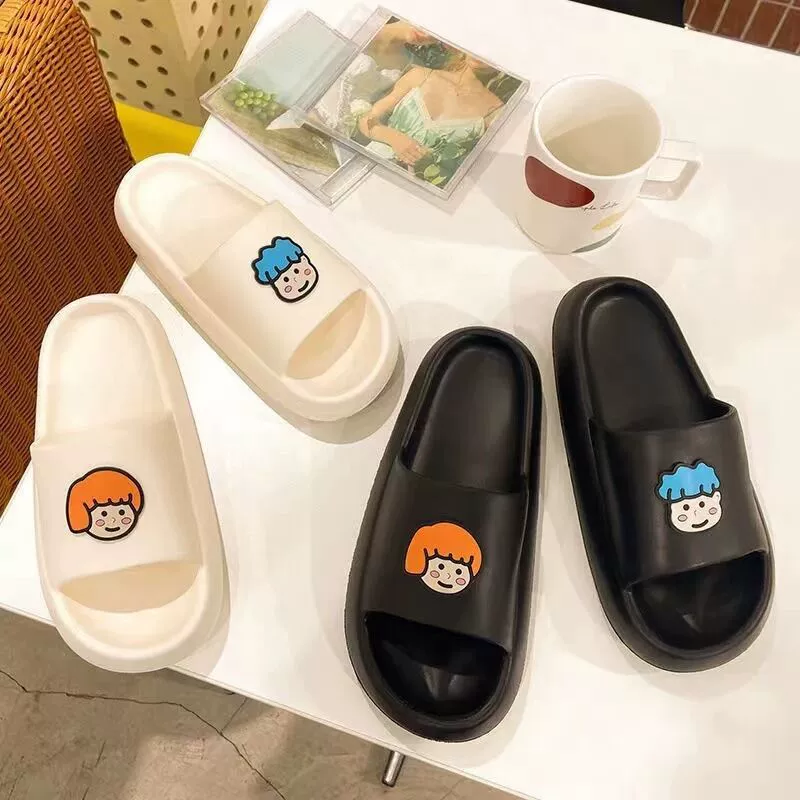 Домашние простые парные легкие толстые износостойкие Дышащие Модные домашние и уличные Тапочки для ванной комнаты мужские и женские тапочки оптом