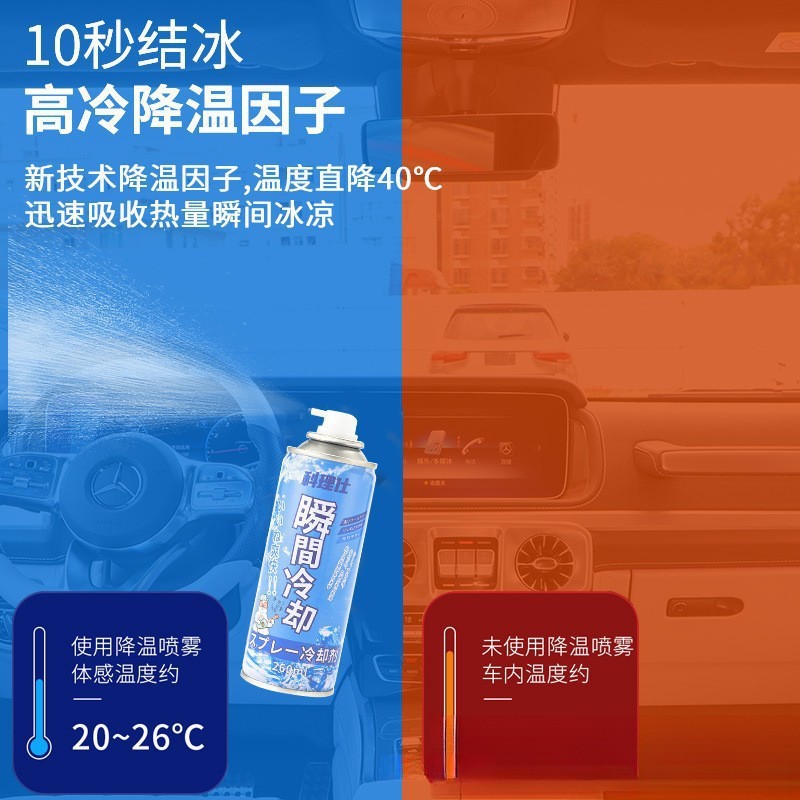 夏の冷却加工品、車用冷却スプレー、冷却剤、軍事訓練用車内冷却、携帯電話冷却・放熱|undefined