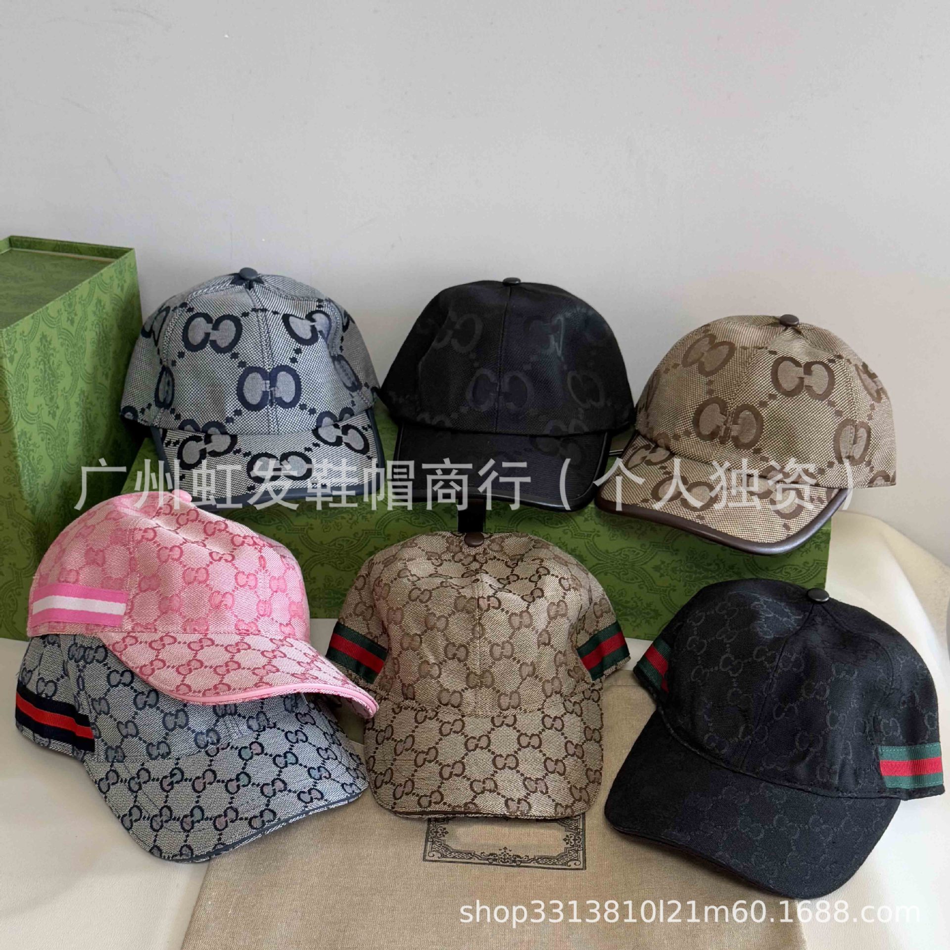 G家棒球帽外贸跨境GG字母提花高版本时尚潮流韩版棒球帽遮阳帽