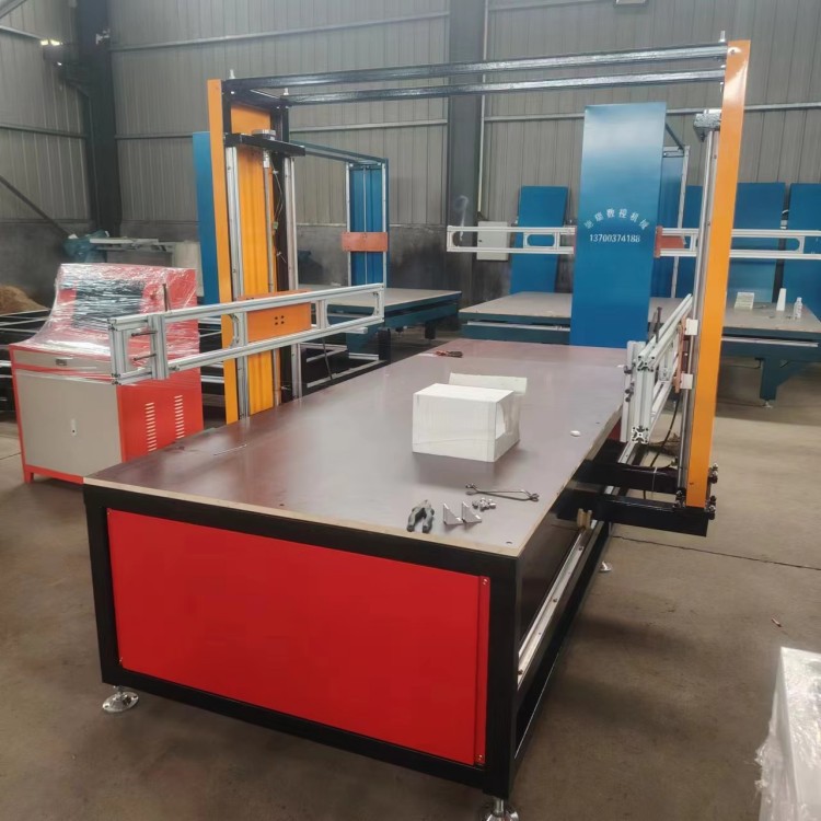 震动款EPS线条切割机 数控泡沫切割机 发泡陶瓷线条绳锯机