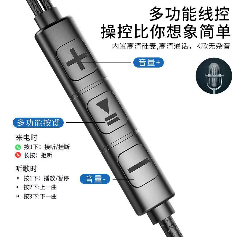 Wired Metal Earphones, In-Line Mic & Controls, 3.5mm or USB‑C, Metal Housing, Multiple Colors