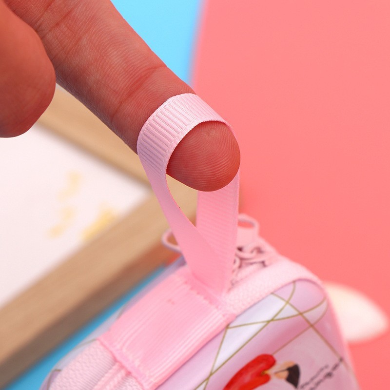 Monedero cuadrado de hojalata con diseño Marvel – Para monedas, llaves, auriculares y cables