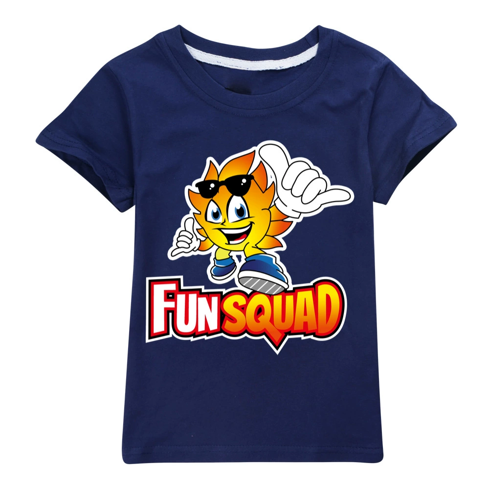 Children's cotton T-shirt Boy Fun Squad Gaming Cartoon T shirt Print Kids T-shirt Girl's Harajuku Summer 3D Short Sleeve T-shirt t-shirt in kid	