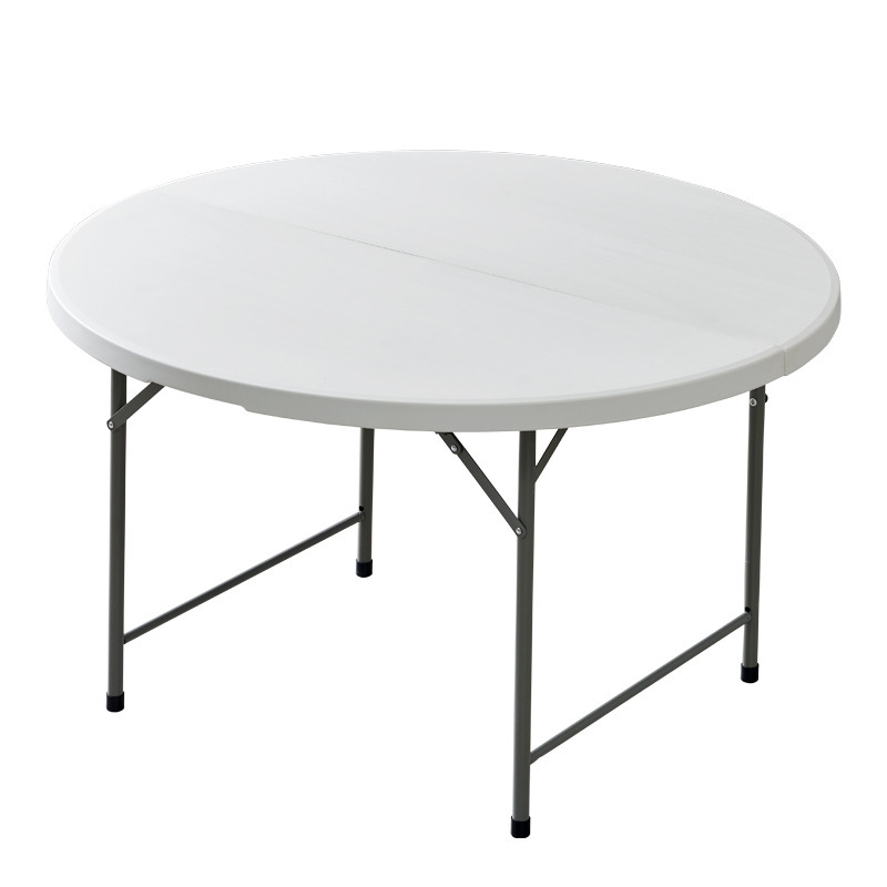 Mesa redonda plegable mesa de comedor de plástico redondo gran mesa de comedor mesa de mesa de comedor tabla plegable