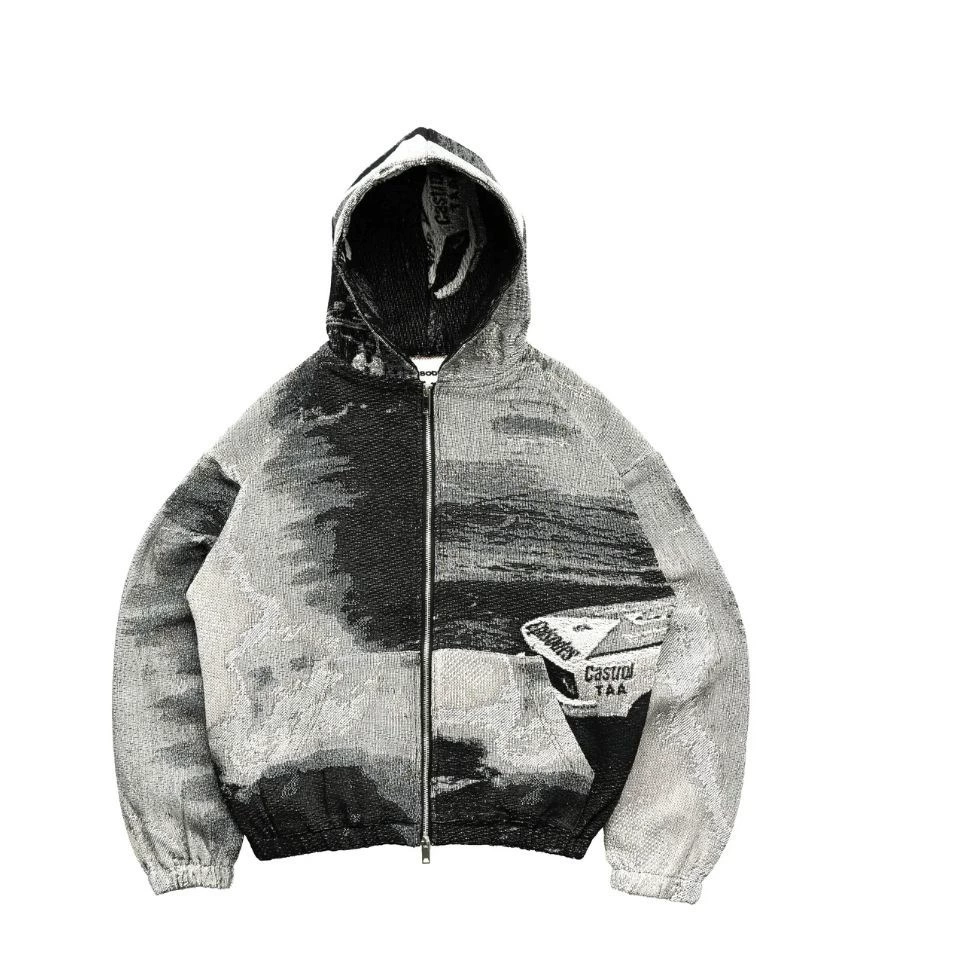 Amazon Европейская и Американская трансграничная внешняя независимая станция 2024 новый мужской свитера с капюшоном свитера повседневный карманный топ