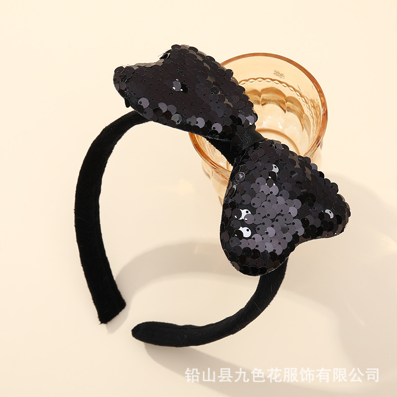 Europa y los Estados Unidos creativos arco de sequillas hebilla de cabello de la fiesta de la mujer Mickey hebilla de cabello para niños adornamientos de Navidad de la calle