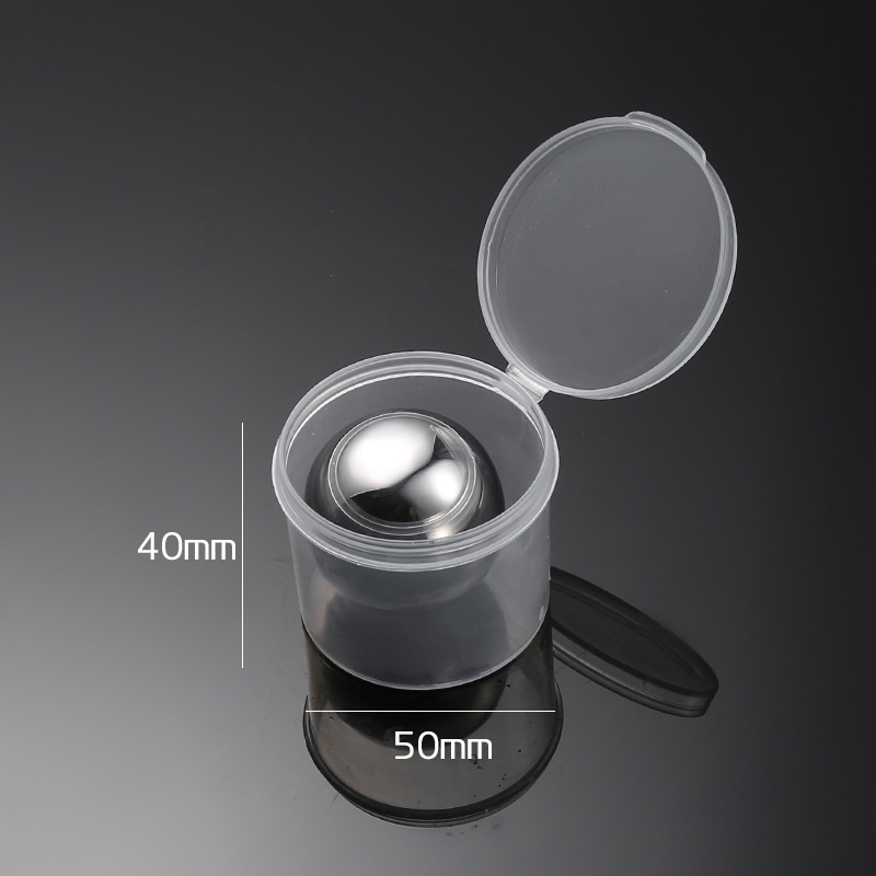 Серебряный одинарный 38 мм с полипропиленовой коробкой