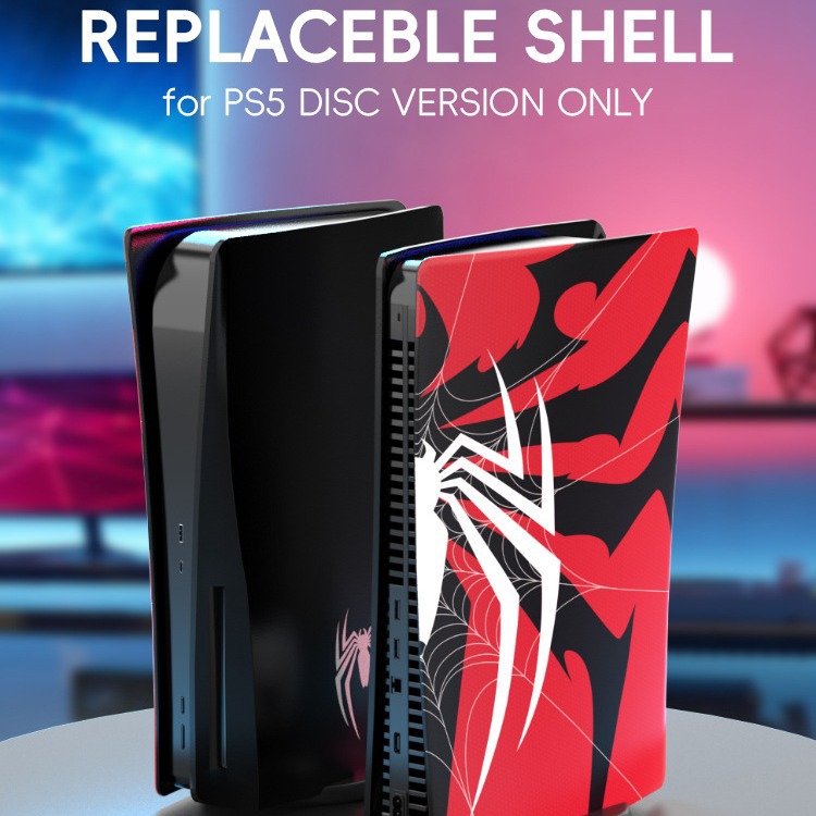 Fuente de la fábrica PS5 host Shell PS5 host cubierta de superficie Shell PS5 versión de unidad óptica máquina de juego reemplazo personalizado Shell