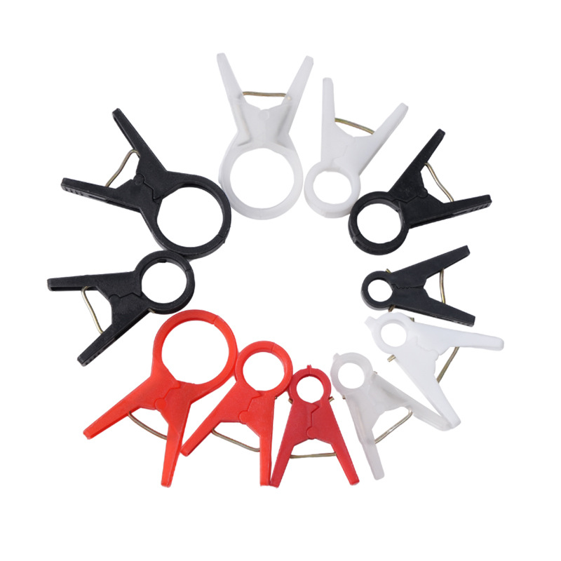 Hanging seedling clamp cross-border supply greenhouse vegetable fixed plastic clamp agricultural cucumber tomato tomato tied vine clamp seedlings 5