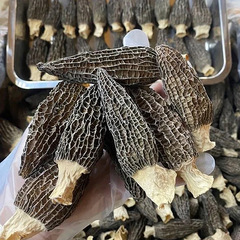 Morel dry goods Yunnan origin first-crop dried morel mushrooms bulk wholesale cut-handle edible morel dry goods