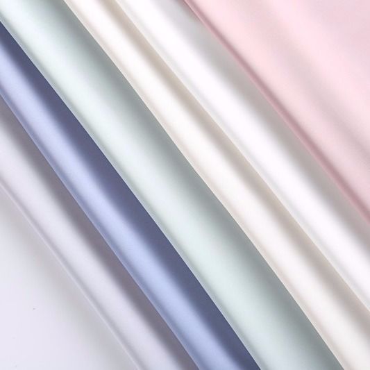 19新款春夏时尚冰丝麻雪纺布料超垂顺滑衬衣连衣裙裤子设计师面料