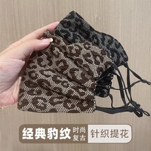 2025新款时尚厚款秋冬豹纹口罩保暖加绒透气成人防风防寒口罩面罩