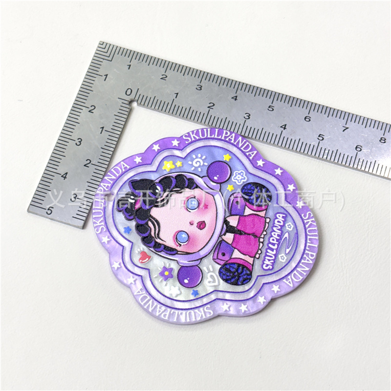 吊孔亚克力双面雕刻SP系列印花卡牌片片手机包链diy手工饰品材料|undefined