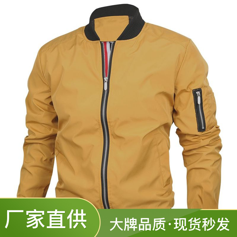 Amazon 2026 Men's Jacket Spring and Autumn Casual Korean Style Coat for Young and Middle-Aged Men Loose Fit Autumn Clothing Wholesale Amazon 2026 Men's Jacket Spring and Autumn Casual Korean Style Coat for Young and Middle-Aged Men Loose Fit Autumn Clothing Wholesale