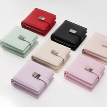 时尚卡包小众女士高级感复古简约短款钱包钱夹信用卡套证件收纳包