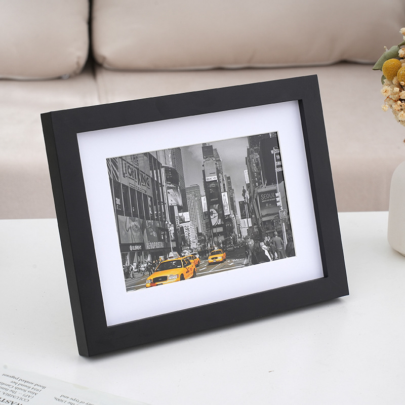 實木相框批發5678寸小尺寸照片擺台A3海報4K拼圖裝裱框架定製批發