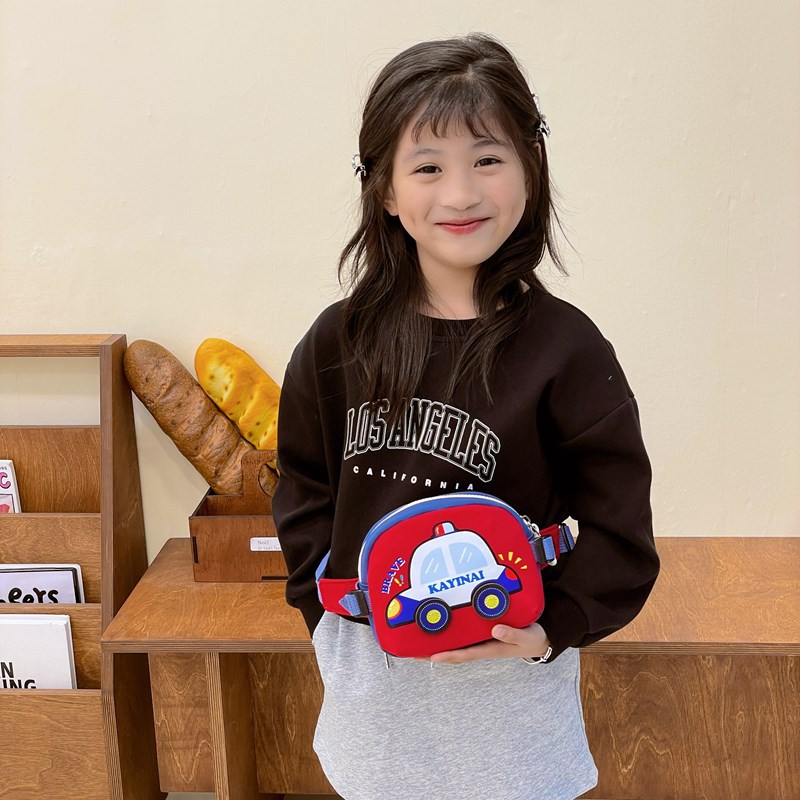 Bolsos de pecho de dibujos animados japoneses para niños y niñas lindos e interesantes bolsos de cintura para bebés nuevos bolsos de impresión de aire extranjero para niños