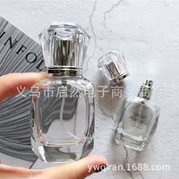 30ML шестигранный спрей бутылка стеклянная бутылка разливочная стеклянная бутылка с круглым углом пустая бутылка дураков
